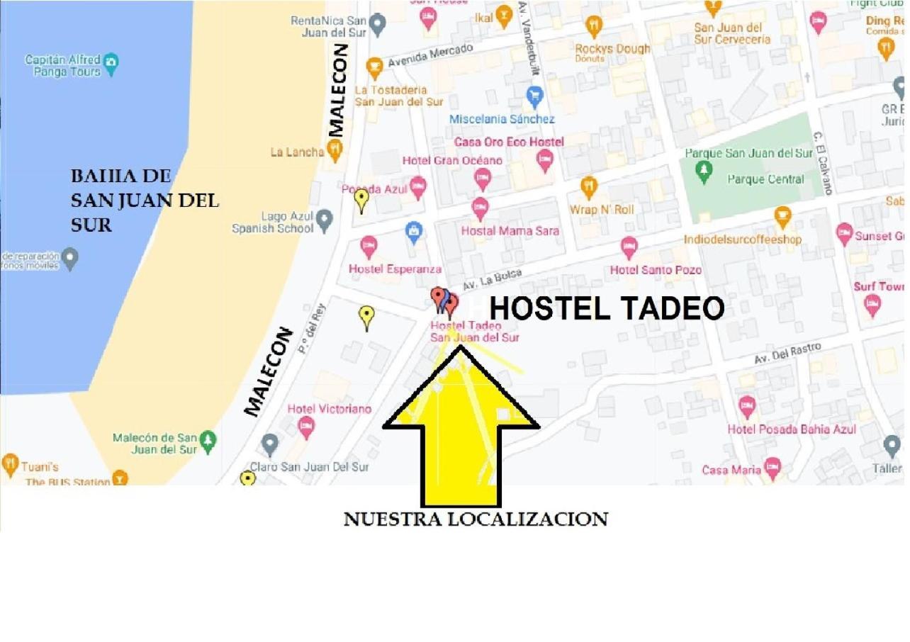 Hostel Tadeo San Juan Del Sur Eksteriør bilde